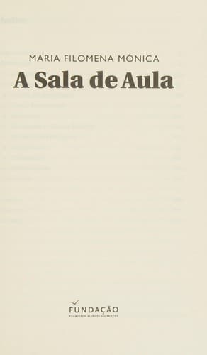 A sala de aula