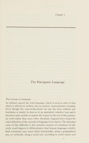 The Portuguese language.