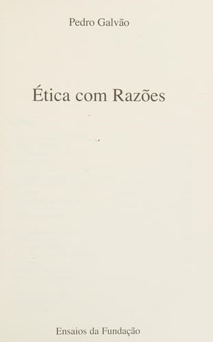 Ética com razões