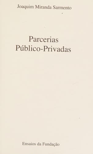 Parcerias público-privadas