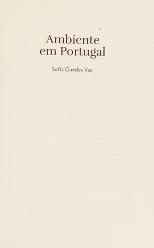 Ambiente em Portugal