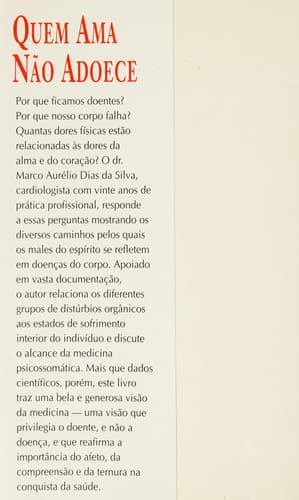 Quem ama não adoece