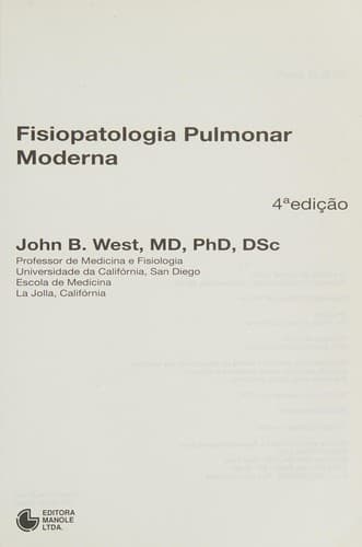 Fisiopatologia pulmonar moderna