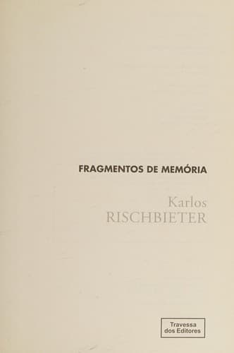 Fragmentos de memória