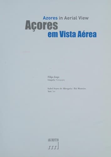 Açores em vista aérea =: Azores in aerial view