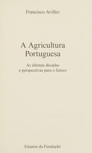 A agricultura portuguesa