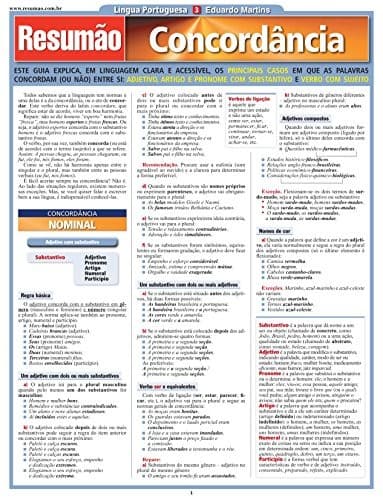 Resumão: Concordância