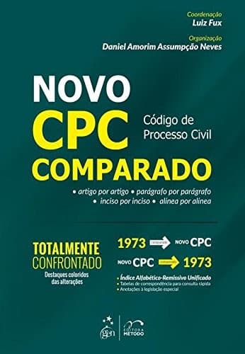 Novo CPC comparado: Código de processo civil : Lei 13,105/2015