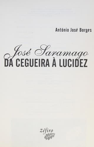 José Saramago: da cegueira à lucidez