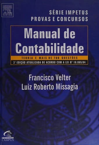 Manual de Contabilidade: Teoria e 750 Questões