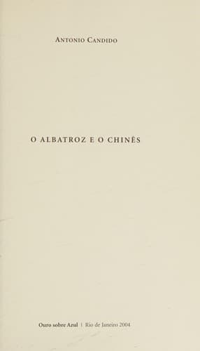 O albatroz e o chinês