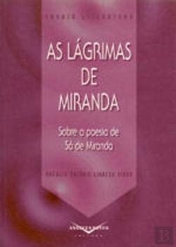 As lágrimas de Miranda: sobre a poesia de Sá de Miranda
