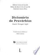 Dicionário de provérbios: francês, português, inglês