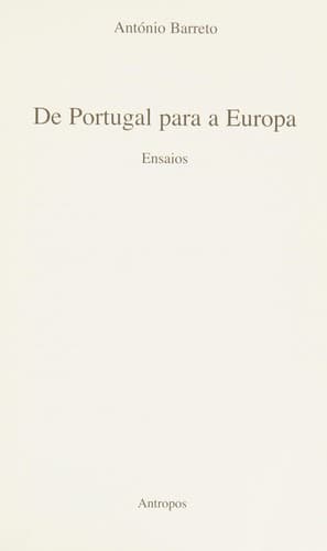 De Portugal para a Europa (Portuguese Edition)