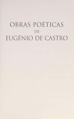 Obras poéticas (Obras clássicas da literatura portuguesa)