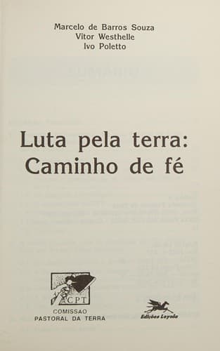 Luta pela terra: caminho de fé