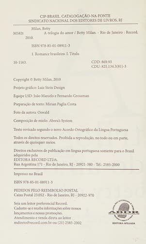 A trilogia do amor