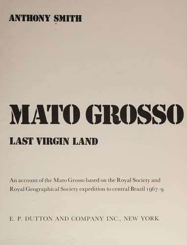Mato Grosso: um salto no tempo.