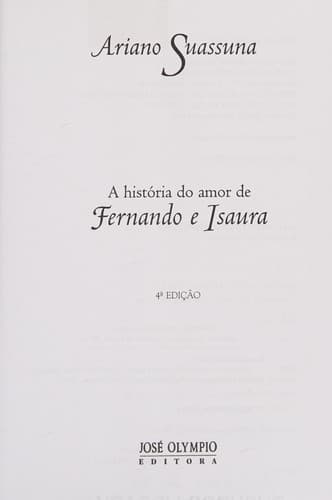 A história do amor de Fernando e Isaura