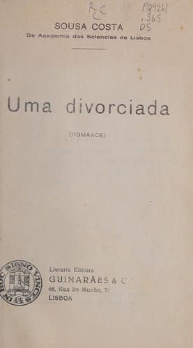 Uma divorciada: romance