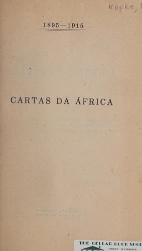 Cartas da ©frica, 1895-1915