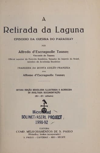 A retirada da Laguna: episódio da guerra da Paraguai
