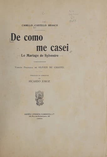De como me casei: Le mariage de Sylvestre
