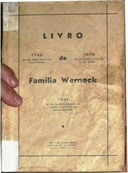 Livro da família Werneck.