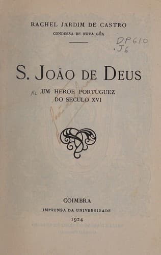 S. Jo©Đo de Deus: Un heroe portuguez do s©♭culo XVI