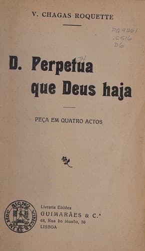 D. Perpetua que Dous haja: pe©ʹa em quatro actos