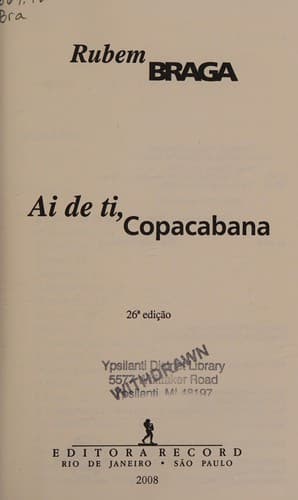 Ai de ti, Copacabana