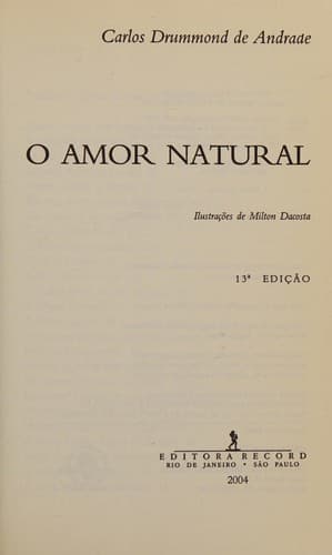 Amor Natural, O