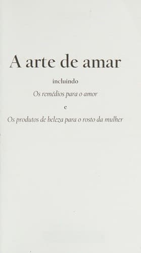 Arte de Amar, A