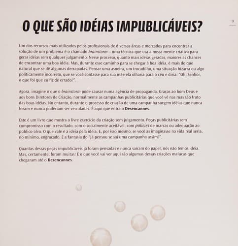 As impublicáveis pérolas da propaganda agora publicadas