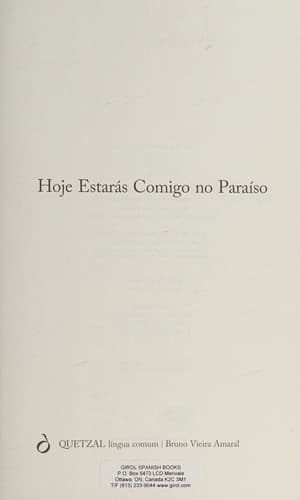 Hoje estarás comigo no paraíso
