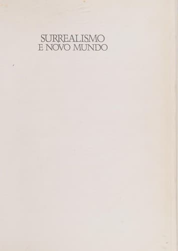 Surrealismo e novo mundo