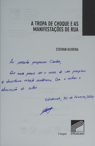 A Tropa de Choque e as Manifestações de Rua