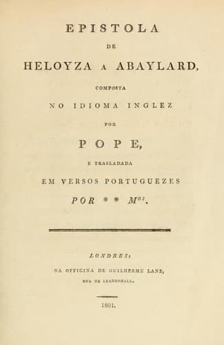 Epistola de Heloyza a Abelard