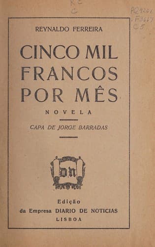 Cinco mil francos por m©®s: novela