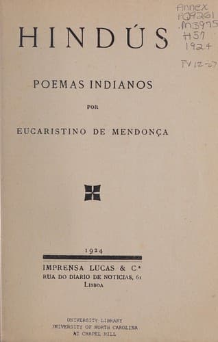 Hind©ðs: poemas indianos
