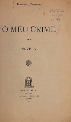 O meu crime: novela