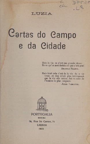 Cartas do campo e da cidade