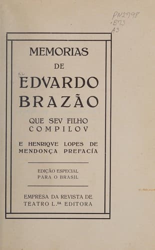 Memorias de Eduardo Brazao