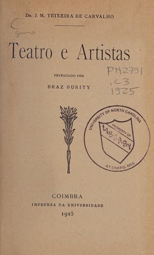 Teatro e artistas