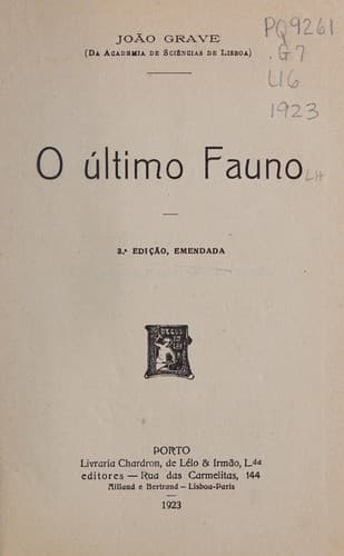 O ©ðltimo fauno