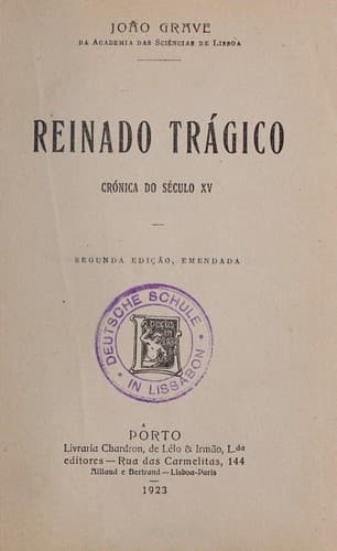 Reinado tr©Łgico: cr©đnica do s©♭culo XV