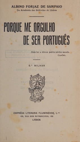 Porque me orgulho de ser portugu©®z