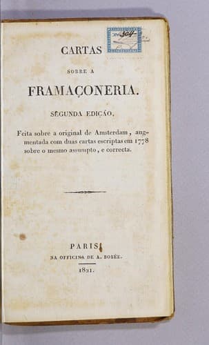 Cartas sobre a framaçoneria