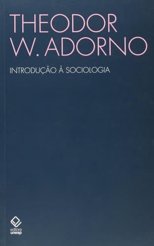 Introdução à sociologia