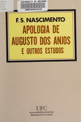 Apologia de Augusto dos Anjos e outros estudos